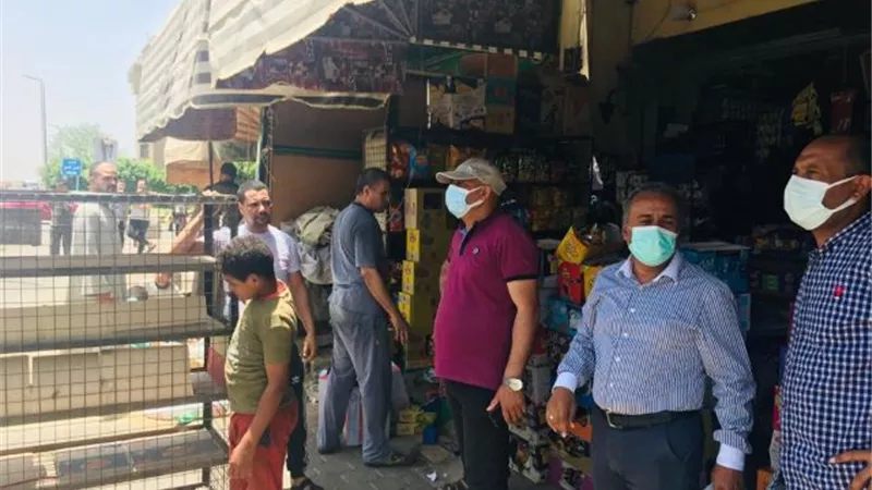جهاز الشروق يحرر 25 محضر ويتحفظ على 7 مركبات للنباشين و6 عربات خلاطة.. بالصور