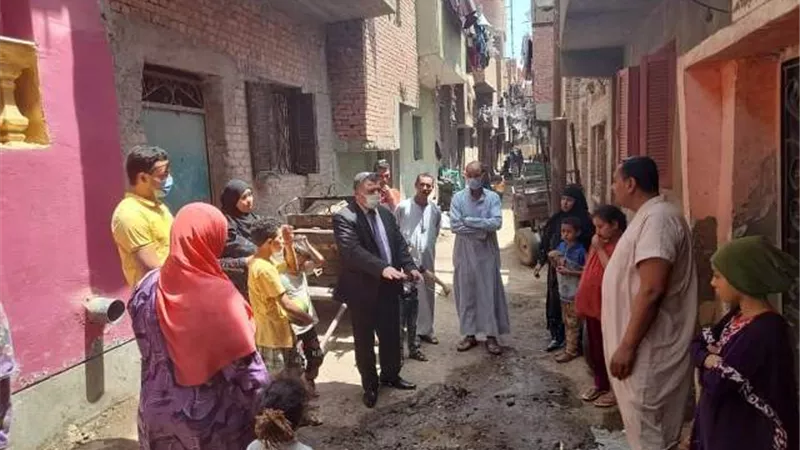 الثلاثاء المقبل ..دخول الصرف الصحي لقرية بنى قاسم في بني سويف ..صور