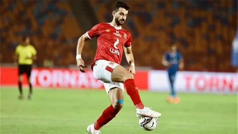 إصابة محمود متولي في مباراة الأهلي الودية أمام مصر للتأمين