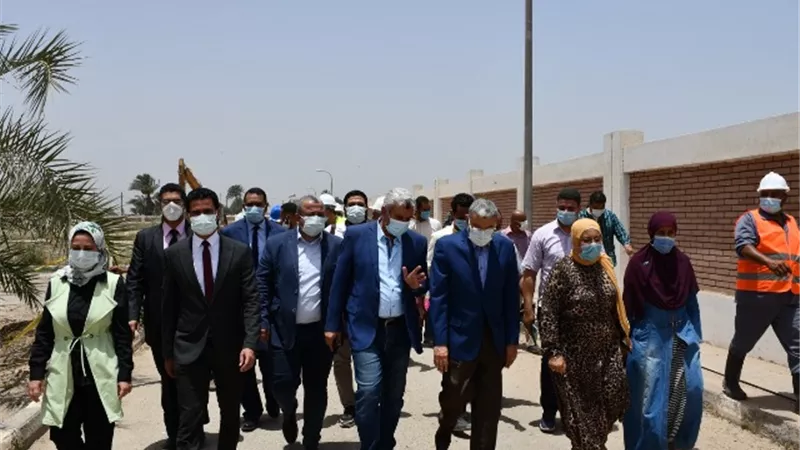 القاضى يتفقد توسعات محطة مياه بنى عمران فى المنيا.. بالصور