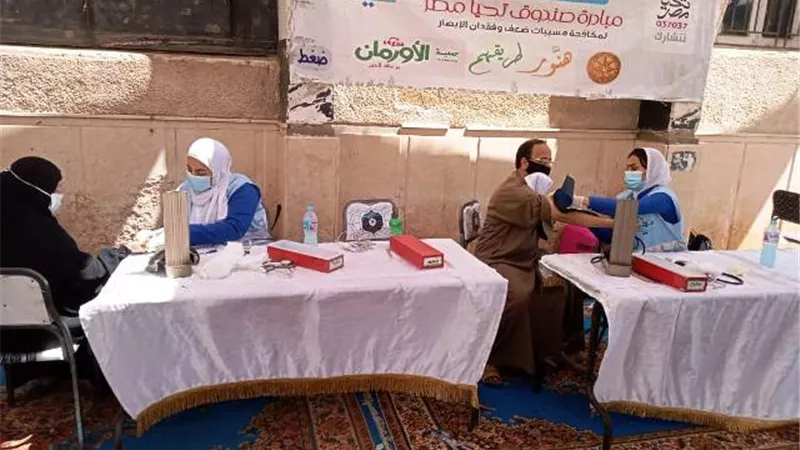 فحص 600 مواطن من الأولى بالرعاية ضمن المبادرة الرئاسية فى الشرقية.. بالصور