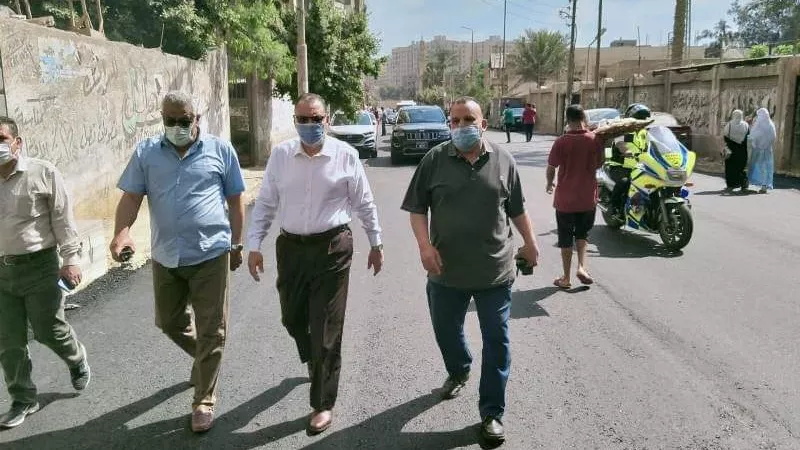 غراب يتفقد الأعمال النهائية بالمرحلة الثانية لرصف ورفع كفاءة شارع الشهيد الطيار بمدينة الزقازيق