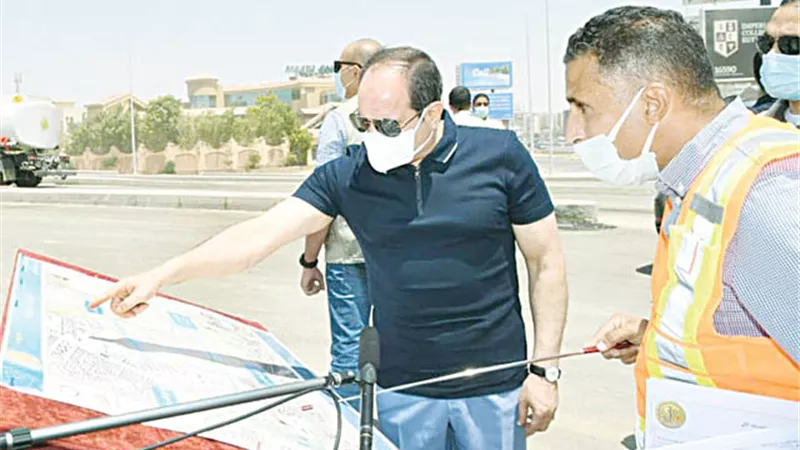 رفع كفاءة الطريق الدائري حول القاهرة الكبري