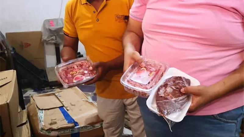 ضبط طن و400 كيلو اسماك مملحة ولحوم وكبدة غير صالحه للاستهلاك الآدمي بالدقهلية