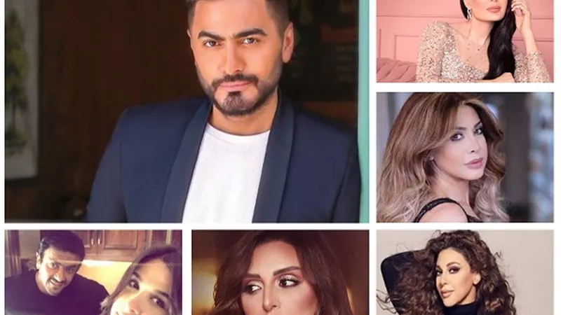 ابرزهم تامر حسني.. 