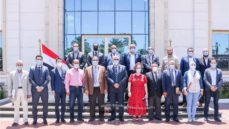 ميناء دمياط يستقبل وفداً من الوكالة اليابانية للتعاون الدولي