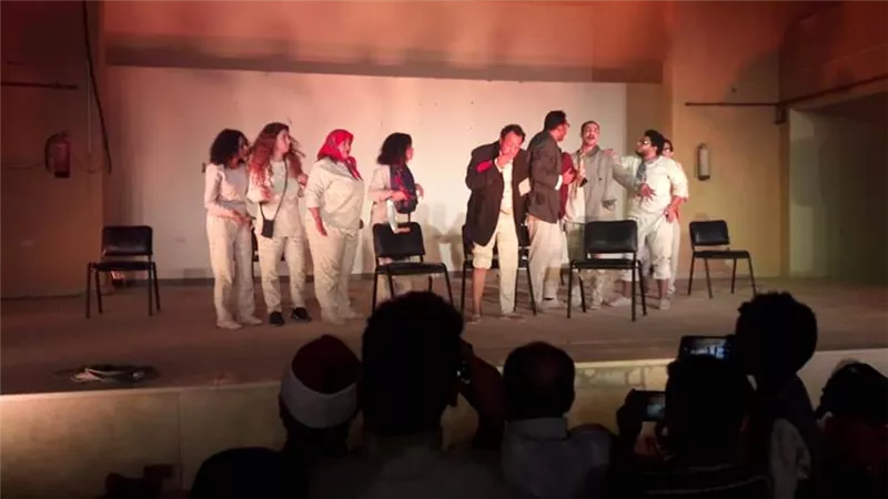 عرض مسرحى لمحاربة التطرف ومكافحة الادمان بثقافة الشلاتين