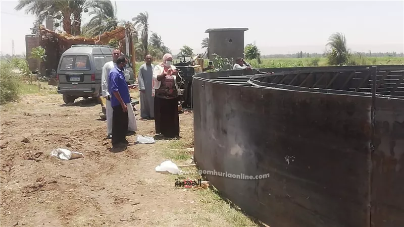 رئيس مركز إسنا جنوب الأقصر يتابع عدد من المشروعات الخدمية