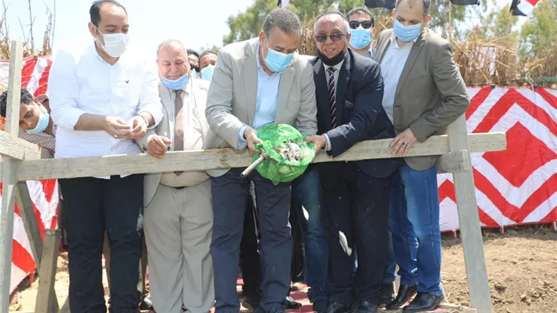 هدية المحافظ للصيادين ضمن احتفالات المنوفية بعيدها القومى .. 4 ملايين زريعة سمك بالبحر الفرعوني .. صور وفيديو