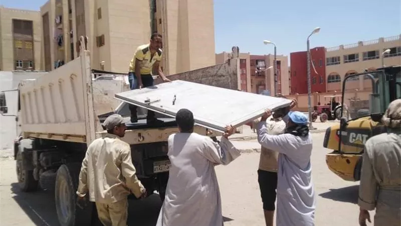 الإسكان: حملات لرفع الإشغالات وضبط المخالفات بمدينتي أسيوط الجديدة والسادات