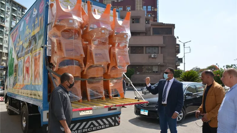 محافظ الدقهلية يدعم ساحة مركز خدمة المواطنين التابع للهيئة القومية للتأمينات والمعاشات بديوان عام المحافظة