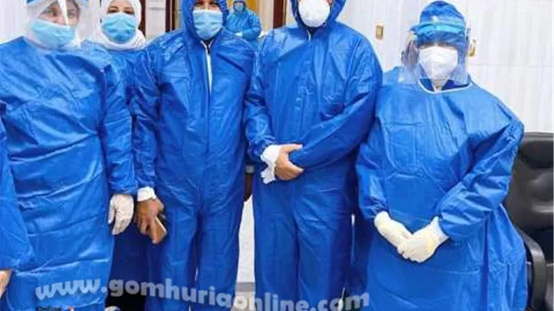 مستشفى سوهاج الجامعي تنقذ قلب سيدة أربعينية مصابة بفيروس كورونا..صور