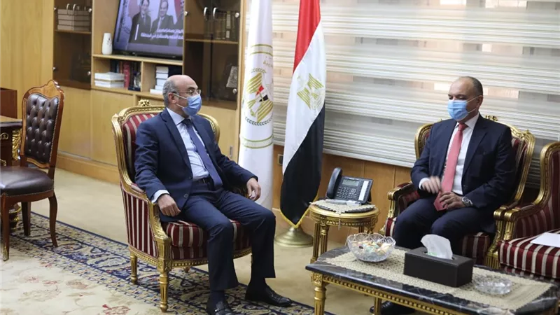 وزير العدل يستقبل سفير المملكة الأردنية الهاشمية بالقاهرة
