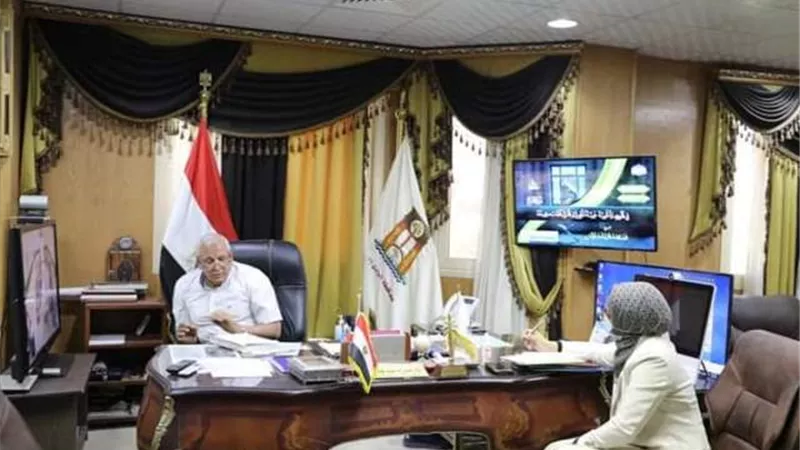 محافظ الوادي الجديد يوجه بحصر استهلاك كهرباء مشروعات شباب المطار بالداخلة