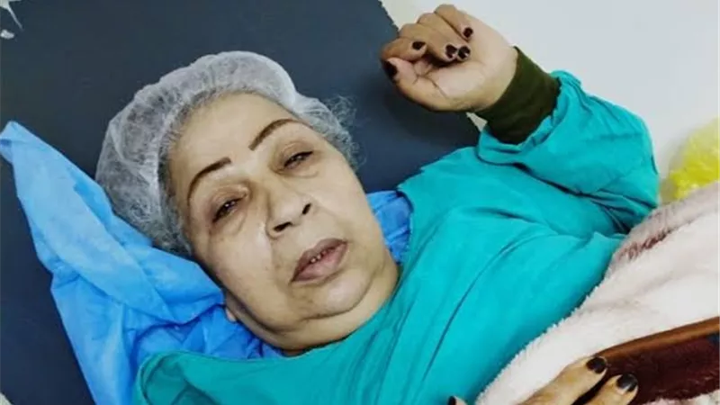 نقابة الممثلين تستجيب لفاطمة كشرى بعد تدهور حالتها بسبب خطأ طبى