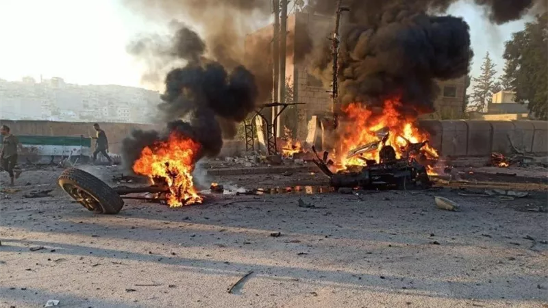 انفجار عبوة ناسفة داخل سيارة في عفرين السورية