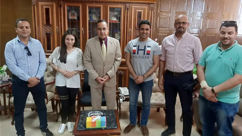 محافظ شمال سيناء يستقبل وفد صباح الخير يامصر المتجه الى غزة
