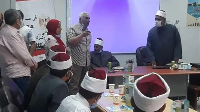 ندوة توعيه حول المخاطر المائيه ببنى سويف