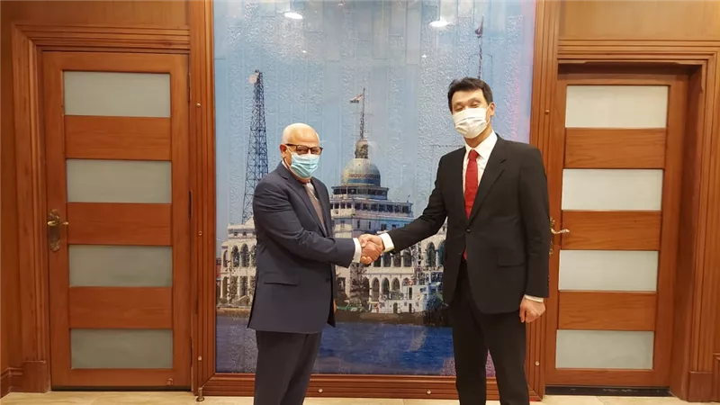 الغضبان سفير كوريا يشيد بإنجازات الدولة المصرية
