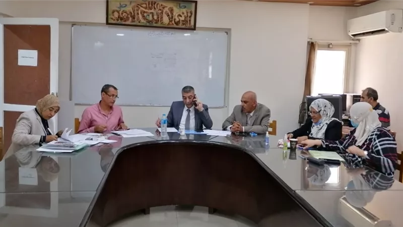 الجيار يتابع لجان امتحان الشهادة الاعدادية للإدارات التعليمية بغرفة العمليات