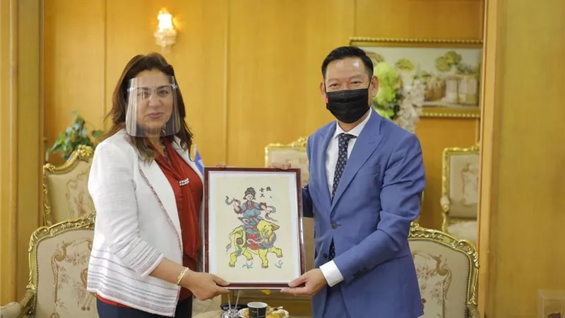محافظ دمياط تستقبل السفير الفيتنامى ويبحثان سُبل تعزيز أواصر التعاون المشترك