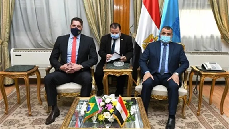 نائب رئيس القومية للإنتاج الحربى يناقش مع ممثل وزارة الدفاع البرازيلية سبل تعزيز التعاون