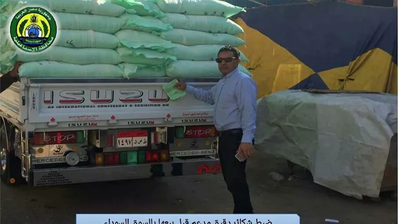 ضبط 54 طن دقيق مدعم قبل بيعها في السوق السوداء بالإسماعيلية ..صور