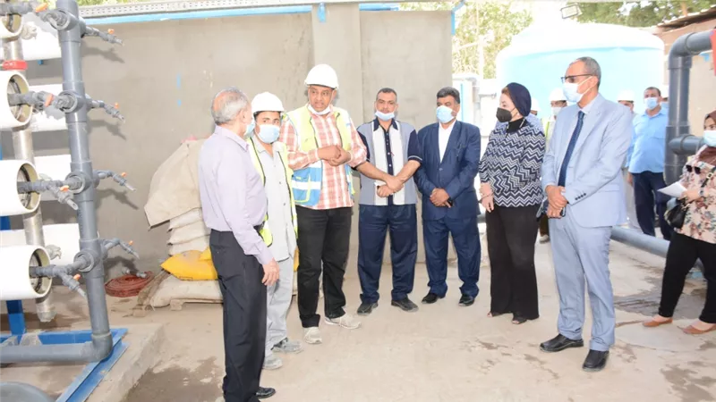 نائب رئيس جامعة أسيوط في زيارة للشركة المالية و الصناعية المصرية للأسمدة