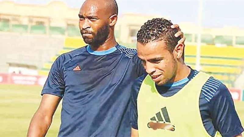تدريبات تأهيلية لثنائى الزمالك تحت إشراف المطراوى