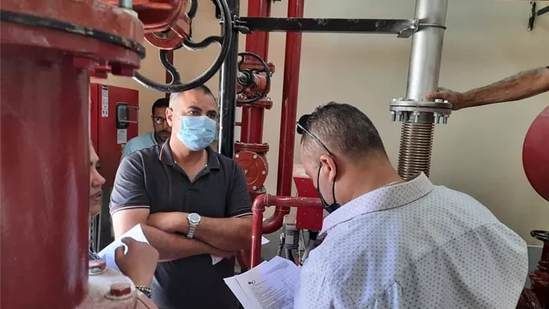 رئيس جامعة القناة يعلن : محطة إطفاء حريق بالمدينة الجامعية للطلبة
