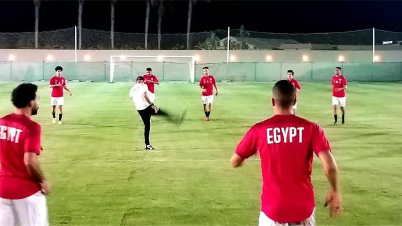 مران خفيف في ختام استعدادات المنتخب الأولمبي لمواجهة جنوب إفريقيا