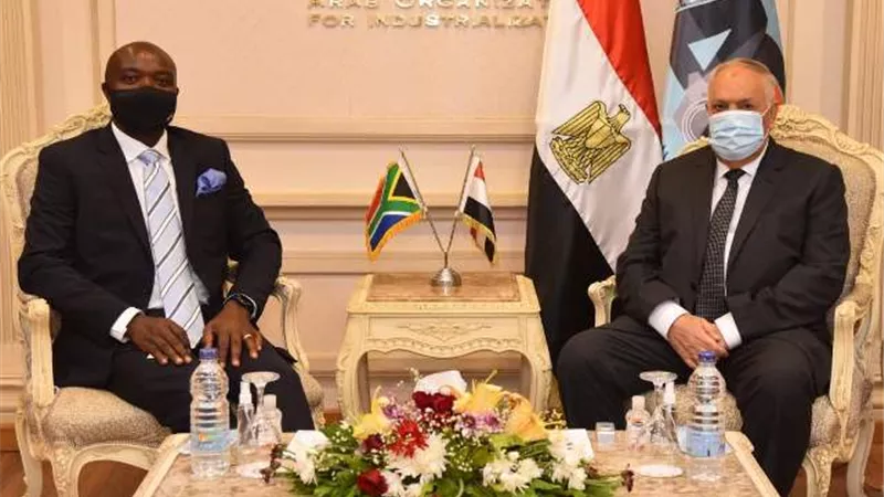 التراس يستقبل سفير جنوب أفريقيا بالقاهرة لتعزيز الشراكة في مجالات التصنيع المختلفة