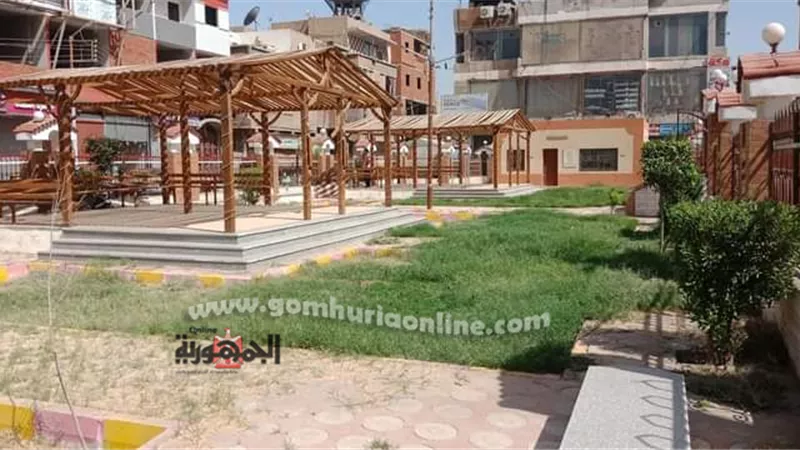 منتزة حديقة صيدناوى وسط المدينة يستقبل المواطنين في مركز طهطا بسوهاج..صور