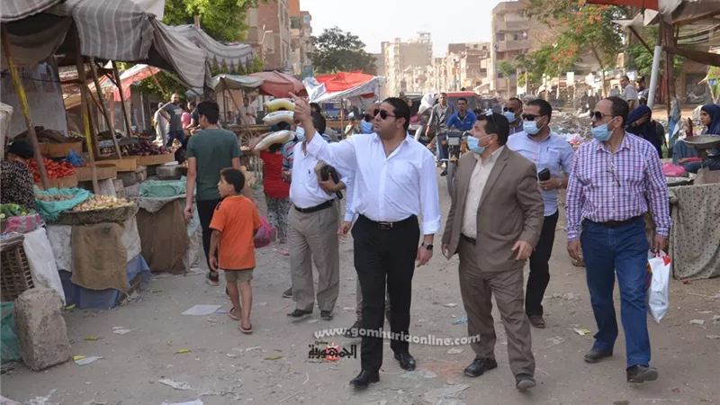 نائب محافظ بنى سويف يتفقد شوارع الطراد بالواسطى والمستجد بناصر