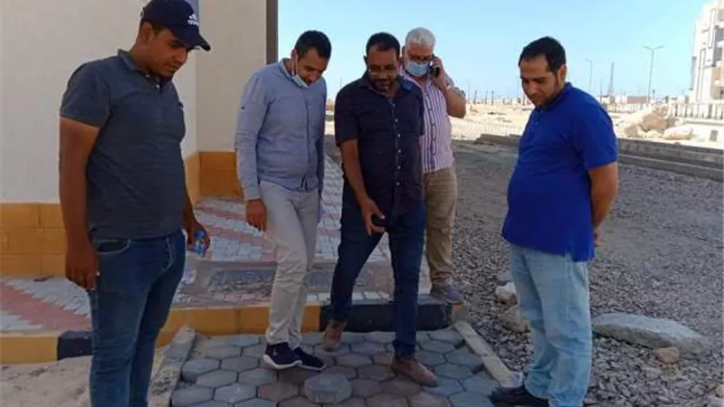 لجنة الاستلام بوزارة الاسكان تتابع وحدات الاعلان العاشر بالغردقة
