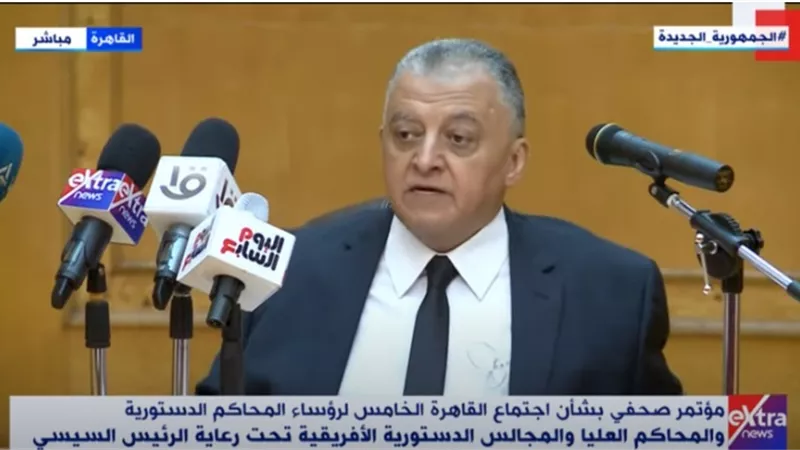 المستشار عادل شريف : الرئيس السيسي يقدم دعما كاملا للمؤسسات القضائية.. فيديــو
