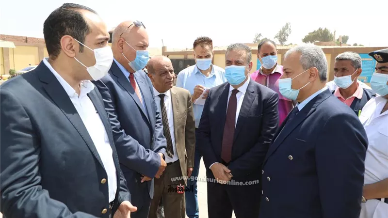 محافظ المنوفية يفتتح وحدة مرور قويسنا