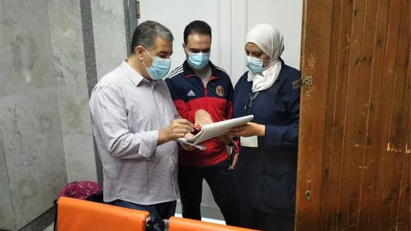 مدير ادارة المستشفيات بتفقد مستشفى التوليد والصحة الانجابية بمطروح