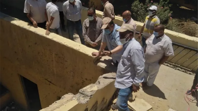 سكرتير عام الأقصر يتفقد أعمال عدد من مشروعات حياة كريمة بإسنا وأرمنت