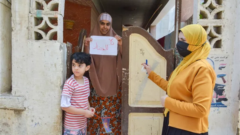 فرع المجلس القومى للمراه بالدقهليه ينظم حمله احميها من الختان بقرى مبادره حياه كريمه بمركز شربين