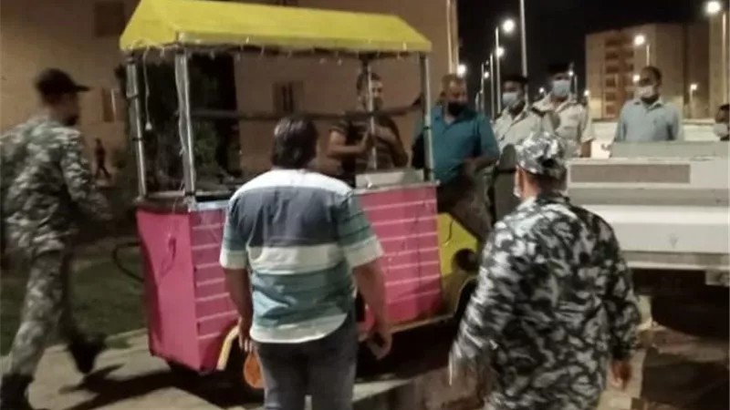 جهاز بدر ينفذ حملة ليلية على الإشغالات ويحرر 21 محضر بالتعاون مع الشرطة.. بالصور