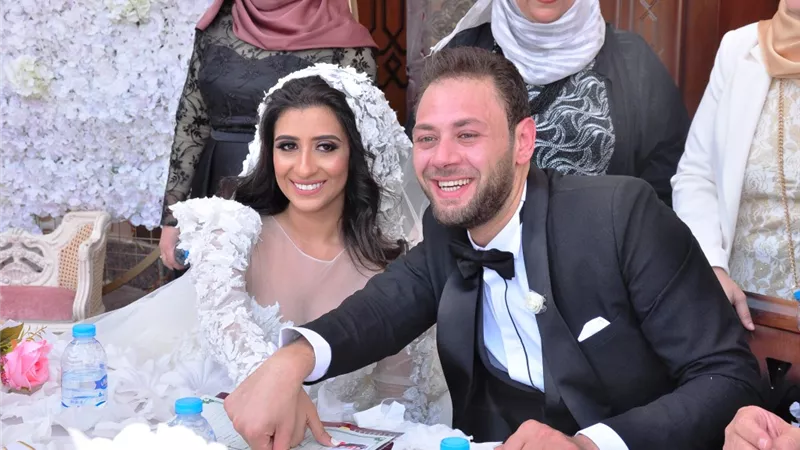بالصور: نجوم الفن فى حفل زفاف محمد على رزق