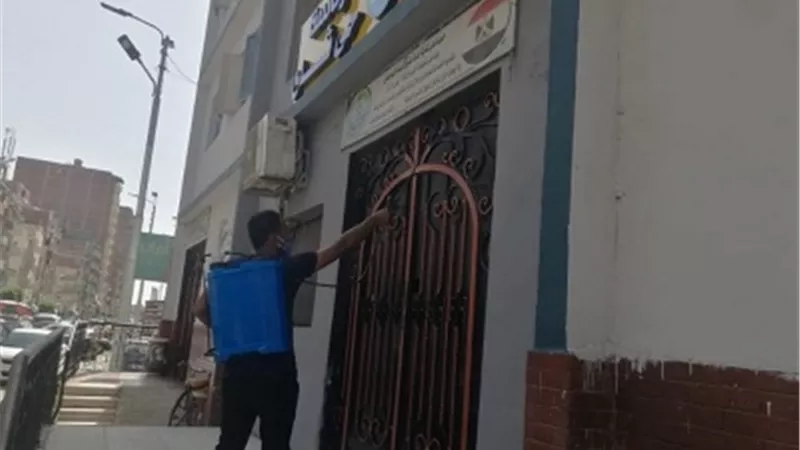 استمرار حملات النظافه ورفع كفاءة الاناره وتعقيم المركز التكنولوجى بحى ثان الاسماعيليه