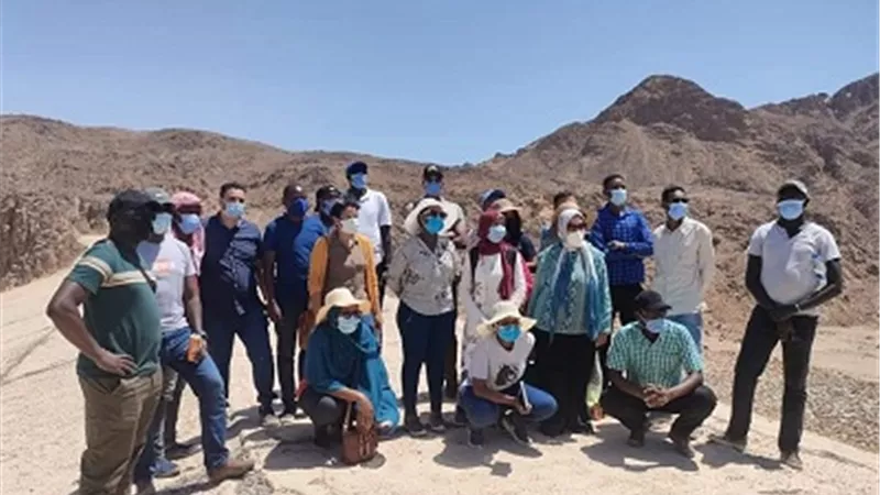 زيارة علمية لسدود وادى البارود الابيض فى سفاجا