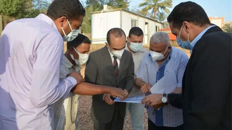 نائب محافظ سوهاج يتفقد مشروعات تطوير الريف المصري 
