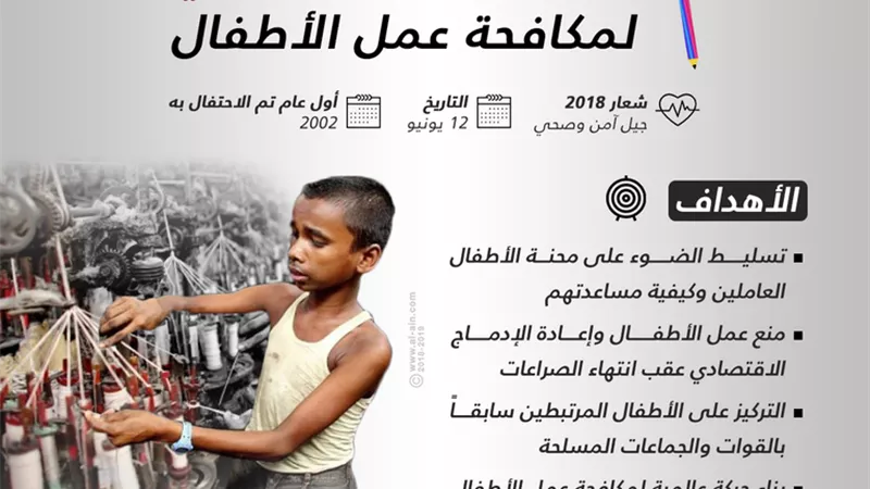 اليوم العالمى لمكافحة عمل الأطفال