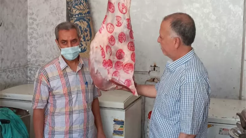 ضبط لحوم مذبوحه خارج السلخانه فى حمله سريه بمركز اجا وميت غمر بالدقهلية