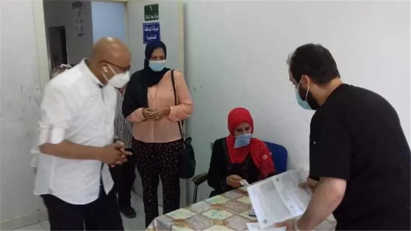 تفقد مراكز اللقاح فى بنى سويف