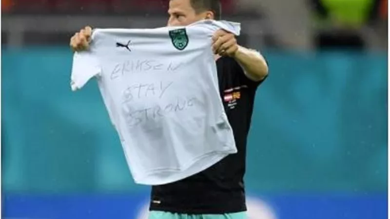 شاهد رد فعل لاعب منتخب النمسا بعد تسجيله هدف فى مرمى مقدونيا الشمالية