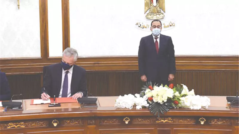توقيع عدد من اتفاقيات التعاون بين مصر وفرنسا
